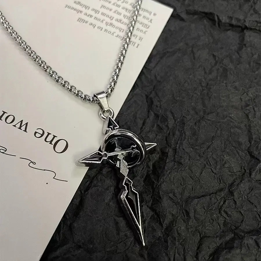 Titanium steel necklace, crafted with an electroplating process, fade-resistant and hypoallergenic. (Copy)