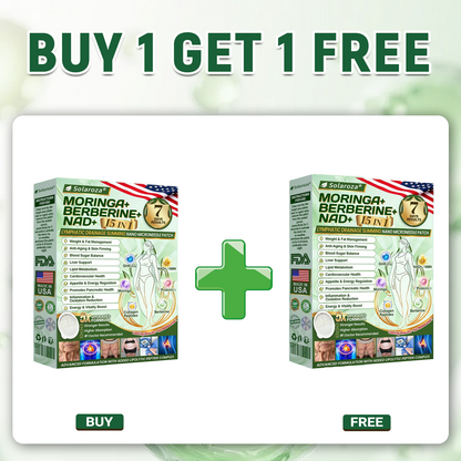 FDA Registered & GMP Certified  | 🧑‍⚕️🩺 Solaroza® Moringa & Berberine 10-IN-1 Advanced NanoMicroneedle Patch |  Backed by Scientific Evidence |10-in-1 Formula | Results in 5 Days🚀