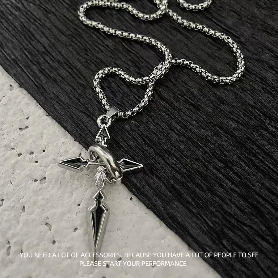 Titanium steel necklace, crafted with an electroplating process, fade-resistant and hypoallergenic. (Copy)