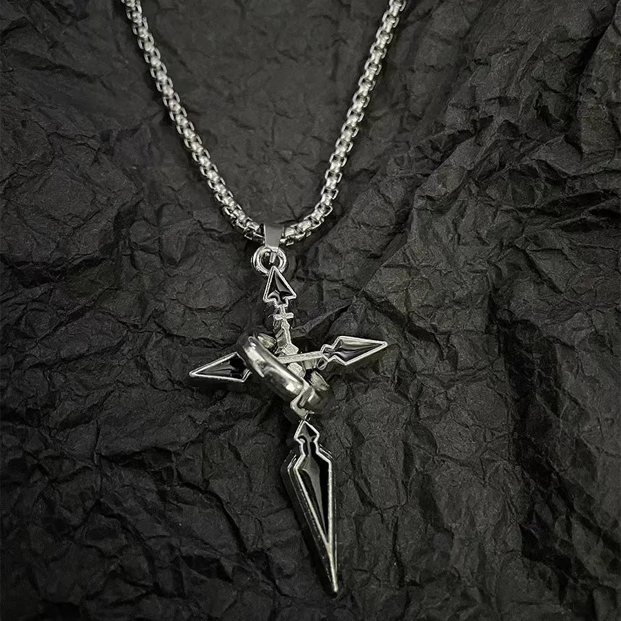 Titanium steel necklace, crafted with an electroplating process, fade-resistant and hypoallergenic. (Copy)