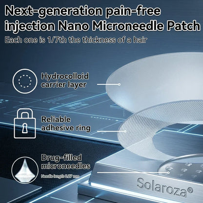 FDA Registered & GMP Certified  | 🧑‍⚕️🩺 Solaroza® Moringa & Berberine 10-IN-1 Advanced NanoMicroneedle Patch |  Backed by Scientific Evidence |10-in-1 Formula | Results in 5 Days🚀