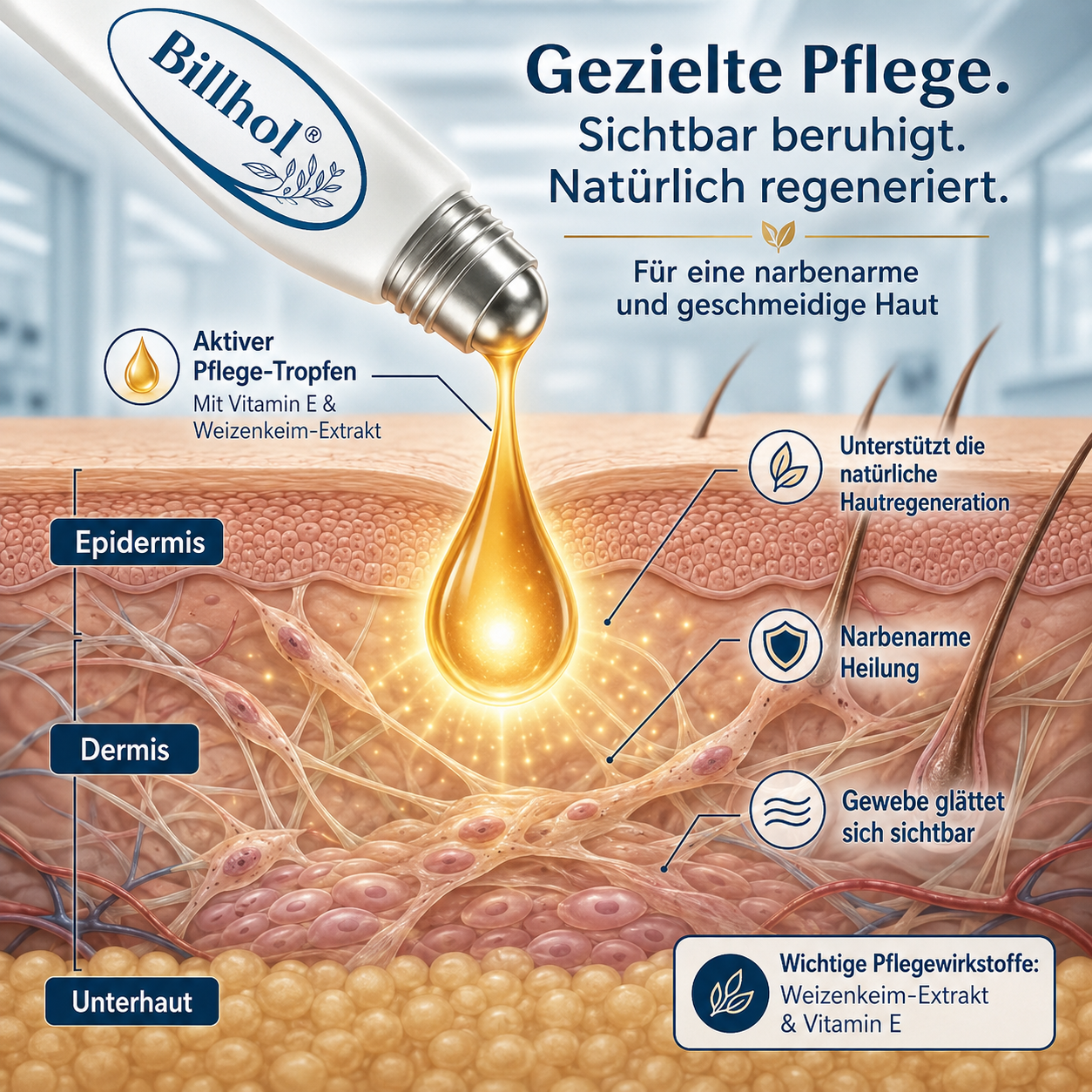 Billhol® Premium-Rollerball für ebenmäßige Haut🔴2